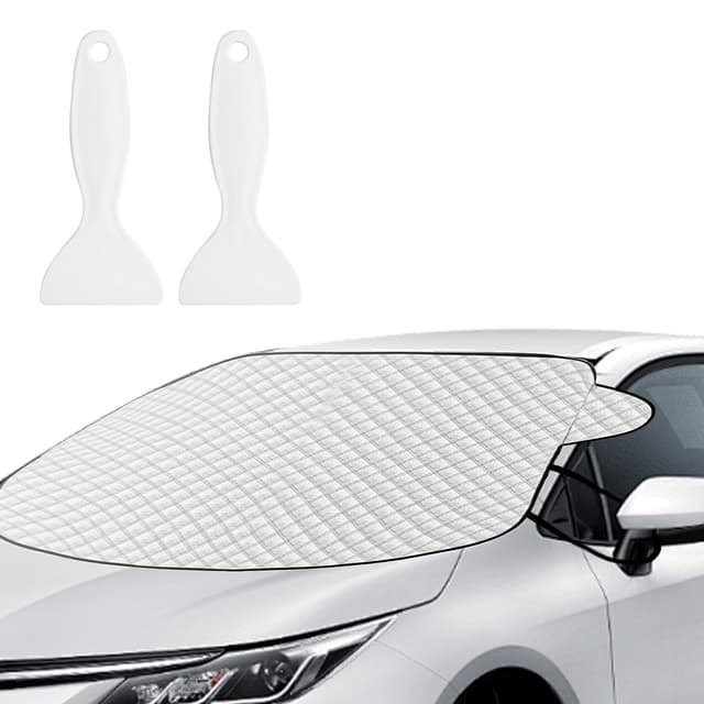 Auto Frostschutz Abdeckung Halbgarage Auto Winter, Gegen Strahlung, Sonne, Staub, Schnee, EIS, Frost, 145x245cm-SUV universal