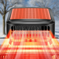 Autoheizung, tragbare 12 V Auto-Heizung, Entfroster, 200 W Auto-Heizlüfter, Anti-Beschlag-Auto-Entfroster, 2-in-1, schnelle Heiz- und Kühlfunktion für Auto-Defroster, Windschutzscheibe, schneller