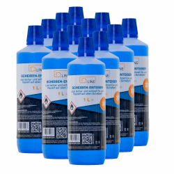 SmallParts Dederichs Scheibenenteiser Nachfüllflasche 12 Liter, sekundenschnelles enteisen von Scheiben einfach ohne kratzen,klare Sache & klare Sicht,12-teiliges Set