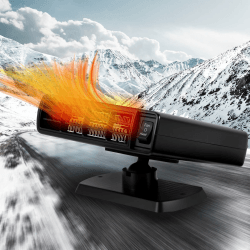 Uwelliky Auto Heizlüfter 12V 120W Tragbare Auto Heizung, 2 in 1 Heizung Kühlung, Autoheizung Fenster Entfroster Demister, 360° Drehbar Schnelleheizung Zusatzheizung, die in Stecker Zigarettenanzünde Schwarz Angebot bei HelloDeals