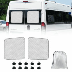 Thermomatte Passend für Peugeot Boxer Citroën Jumper Relay FIAT ducato Zweitürige Heckklappe, FIAT ducato Sonnenschutz Auto Frontscheibe Innen Passend, Auto Sonnenblende Frontscheibenabdeckung FIAT-1 Angebot bei HelloDeals