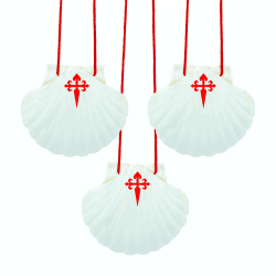 Finoly Jakobsweg Jakobsmuschel | Jakobsmuschel Pilgermuschel | Jakobsweg Ausrüstung | Pilgern Ausrüstung | Jakobsweg Geschenk | Pilgermuschel für Jakobsweg | Camino de Santiago | Pilgerpass (3) Angebot bei HelloDeals