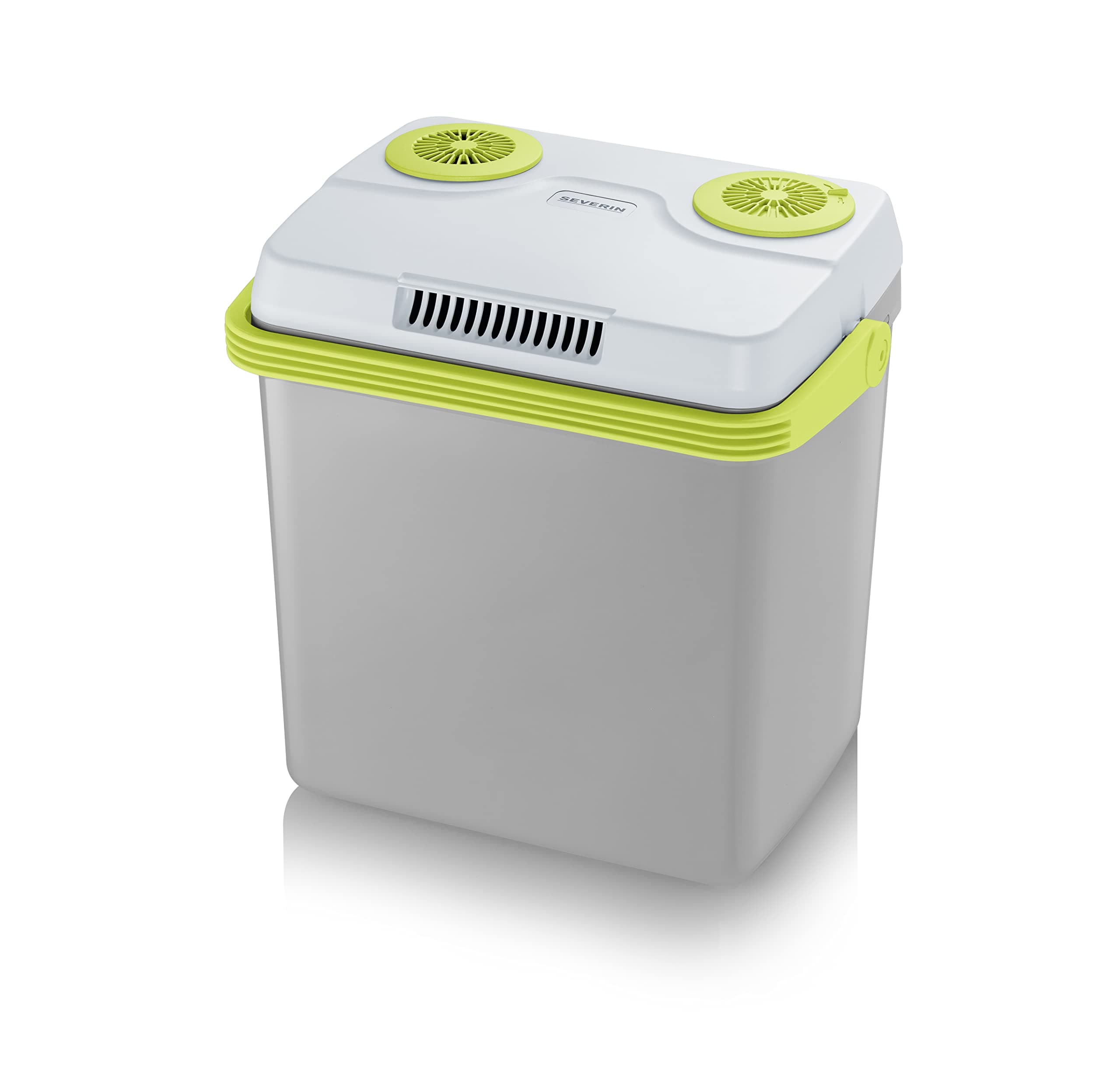 SEVERIN Elektrische Kühlbox (25 L) mit Kühl- und Warmhaltefunktion, 3 Anschlüsse fürs Auto (USB, Netzteil & Zigarettenanzünder), grau/grün, TKB 2925 25L - 3 Anschlüssen (USB, Netzteil & Zigarettenanzünder) Angebot bei HelloDeals