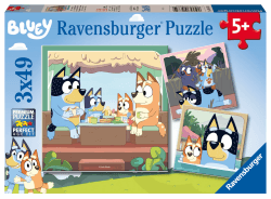 Ravensburger Kinderpuzzle 05685 - Blueys Abenteuer - 3x49 Teile Bluey Puzzle für Kinder ab 5 Jahren Angebot bei HelloDeals
