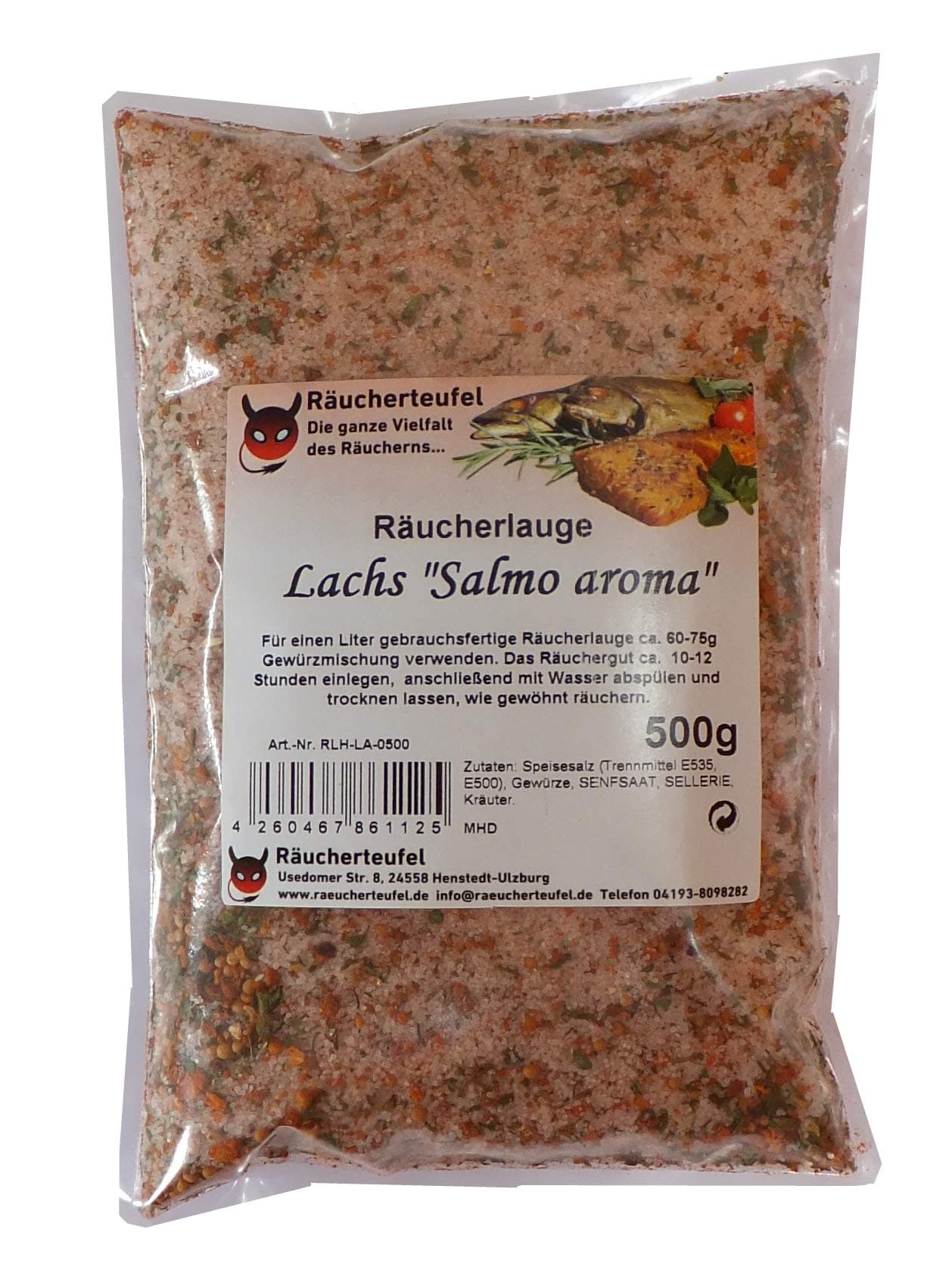 Räucherteufel Räucherlauge Lachs "Salmo aroma", 500g Angebot bei HelloDeals