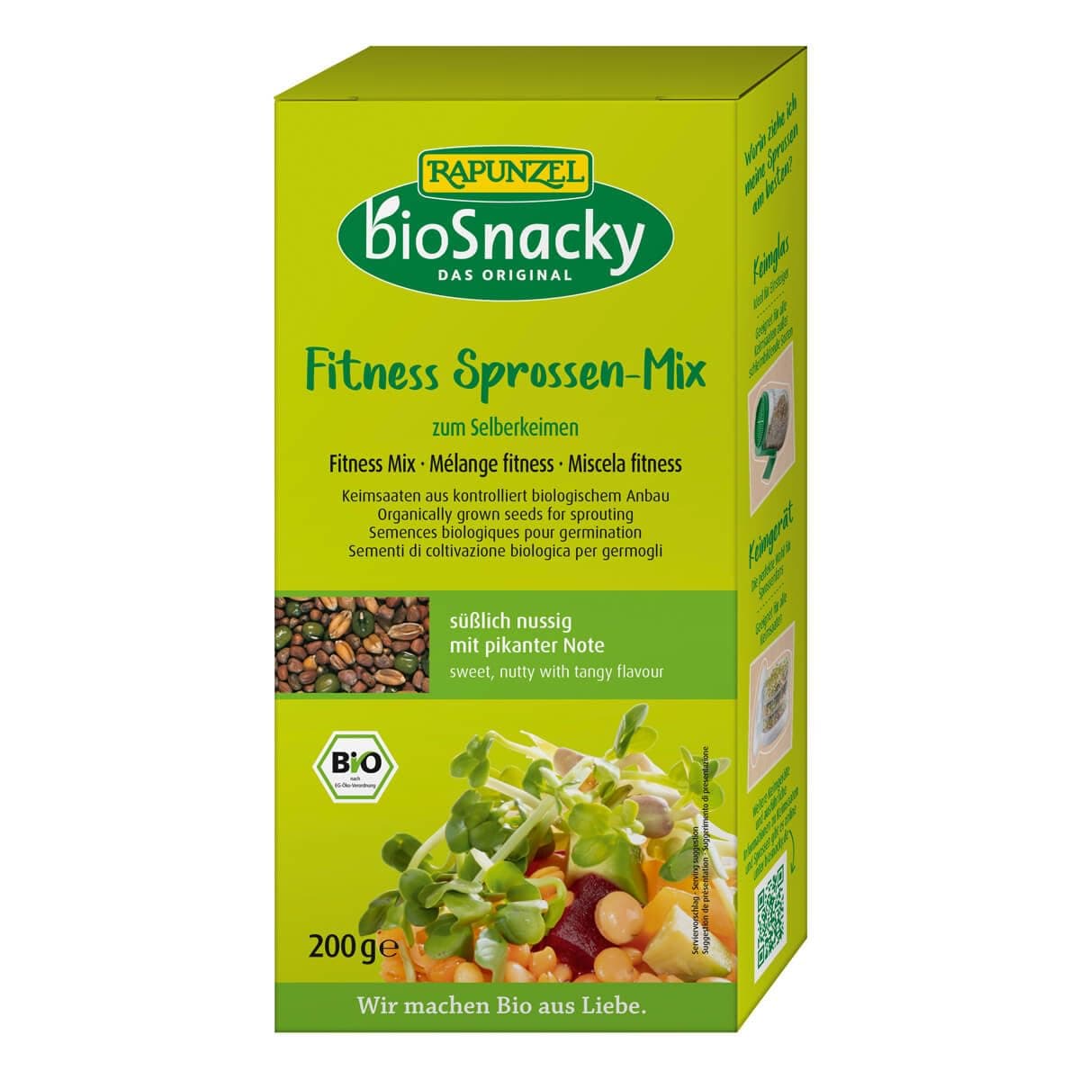 Rapunzel Bio Fitness Mischung bioSnacky (1 x 200 gr) 200 g (1er Pack) Angebot bei HelloDeals