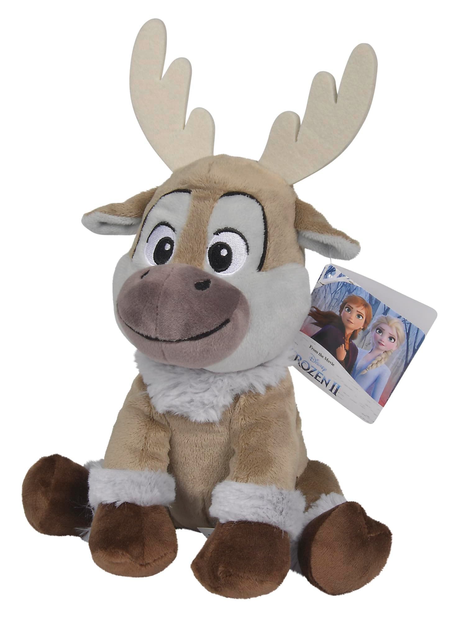 Simba 6315877642 - Disney Frozen II Sven, 25cm Plüschtier, die Eiskönigin, ab den ersten Lebensmonaten geeignet Single Angebot bei HelloDeals