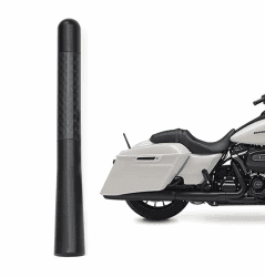 Bingfu Motorrad Carbon Faser Antennenmast Ersatz Kompatibel mit 1998-2020 Road King Softail Touring Street Road Glide Fat Boy Electra Glide Tour Ultra Classic 1 x antenne Angebot bei HelloDeals