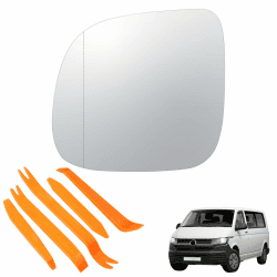 Spiegelglas Ersatz für VW T5 (2010-2015) T6 (2016-2021) VW Transporter Caravelle(2014-2018) beheizbar Ersatzspiegelglas Fahrerseite Außenspiegel Rückspiegelglas Seitenspiegelglas(Links) VW T5 T6 Fahrerseite/Links Angebot bei HelloDeals