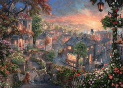 Schmidt Spiele 59490 Thomas Kinkade, Disney, Susi und Strolch, 1000 Teile Puzzle Angebot bei HelloDeals