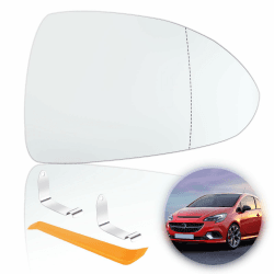 Spiegelglas Ersatz für Opel Corsa D 07.2006-08.2014/Corsa E 09.2014-06.2019 Fahrerseite beheizbar Ersatzspiegelglas Außenspiegel Asphärisch Verstellbar Rückspiegelglas ABS-Seitenspiegelglas(Links) Links/ Fahrerseite Angebot bei HelloDeals