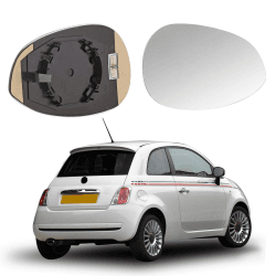 Spiegelglas Ersatz für FIAT 500 Hatchback/500 C, Außenspiegel Glas Asphärisch Ersatz für FIAT Punto Grande Punto/EVO, Verstellbar Geeignet Umkehrlinse Rückfahrglas Auto Spiegel (Rechts) Angebot bei HelloDeals