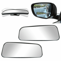 2 PCS Toter Winkel Spiegel für Autos, Konvexer Rückspiegel mit HD-Glasrahmen, Einstellbar 360° Weitwinkel Seite Rückspiegel für LKWs, Autos, SUVs, Wohnmobile und Vans Angebot bei HelloDeals