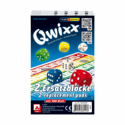 NSV - 4016 - QWIXX - Ersatzblöcke 2er Set - Würfelspiel Single Angebot bei HelloDeals