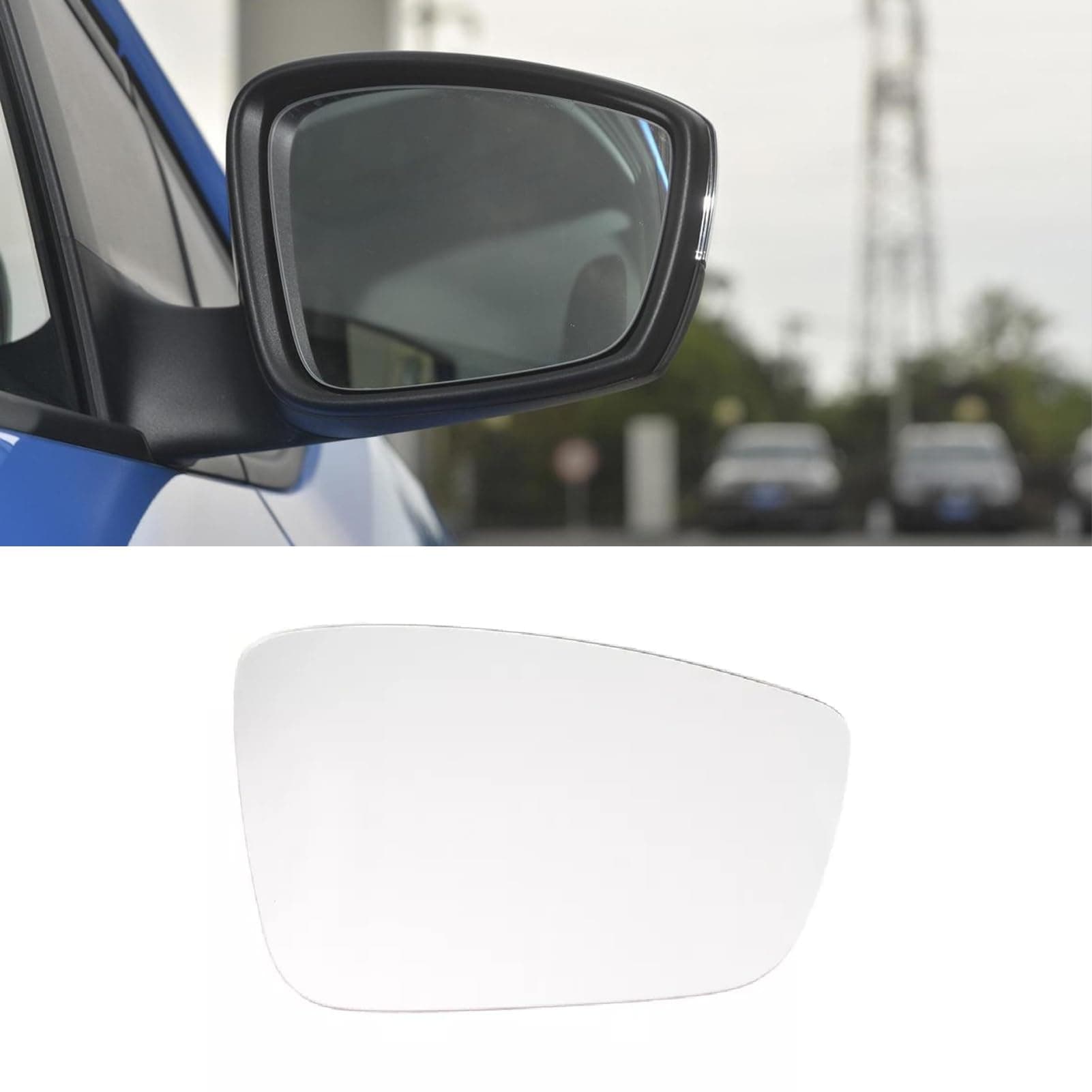 TTCR-II Ersatzspiegel Kompatibel mit VW UP Rückspiegel Spiegelglas 2011-2016 Spiegelglass Außenspiegel Glas Kompatibel mit Seat Mii(KF1) Toledo IV/Skoda Citigo Rapid Ersatzspiegel Beheizt (Rechts) UP 2011-2016 Rechts