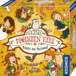KOSMOS 697679 Die Schule der magischen Tiere Nicht zu fassen! Das Spiel mit dem Dreh. Kinderspiel ab 6 Jahren mit Würfel, Kooperatives Brettspiel, Familienspiel, Gesellschaftsspiel STK Angebot bei HelloDeals