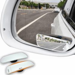 Echtglas Toterwinkelspiegel auto, Blindspiegel Seitenspiegel 360° Weitwinkel Einstellbare, 2 Stück Rechteckig Angebot bei HelloDeals