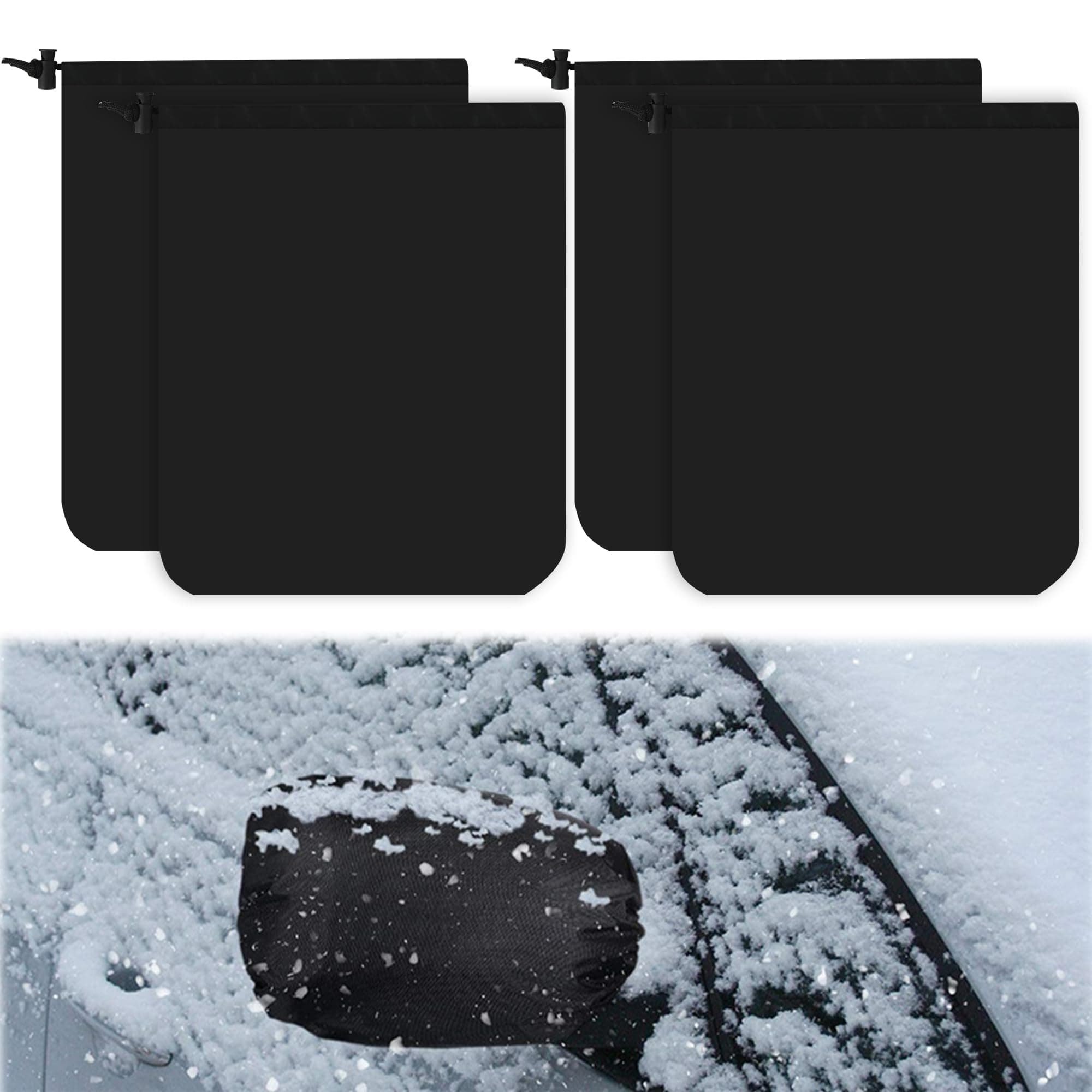 2 Paar Spiegel Frostschutz Abdeckung, Auto Seitenspiegel Abdeckung, Frost Schutz Spiegel Abdeckung, Oxford Tuch Abdeckung Auto außen Zubehör