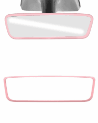 KGDUYC 1 Stück Rückspiegelabdeckung, Silikon-Autospiegelabdeckung, rosa Spiegelzubehör, Autospiegel-Schutzrahmen, Silikon-Autospiegelrahmen, Autozubehör (rosa) Angebot bei HelloDeals