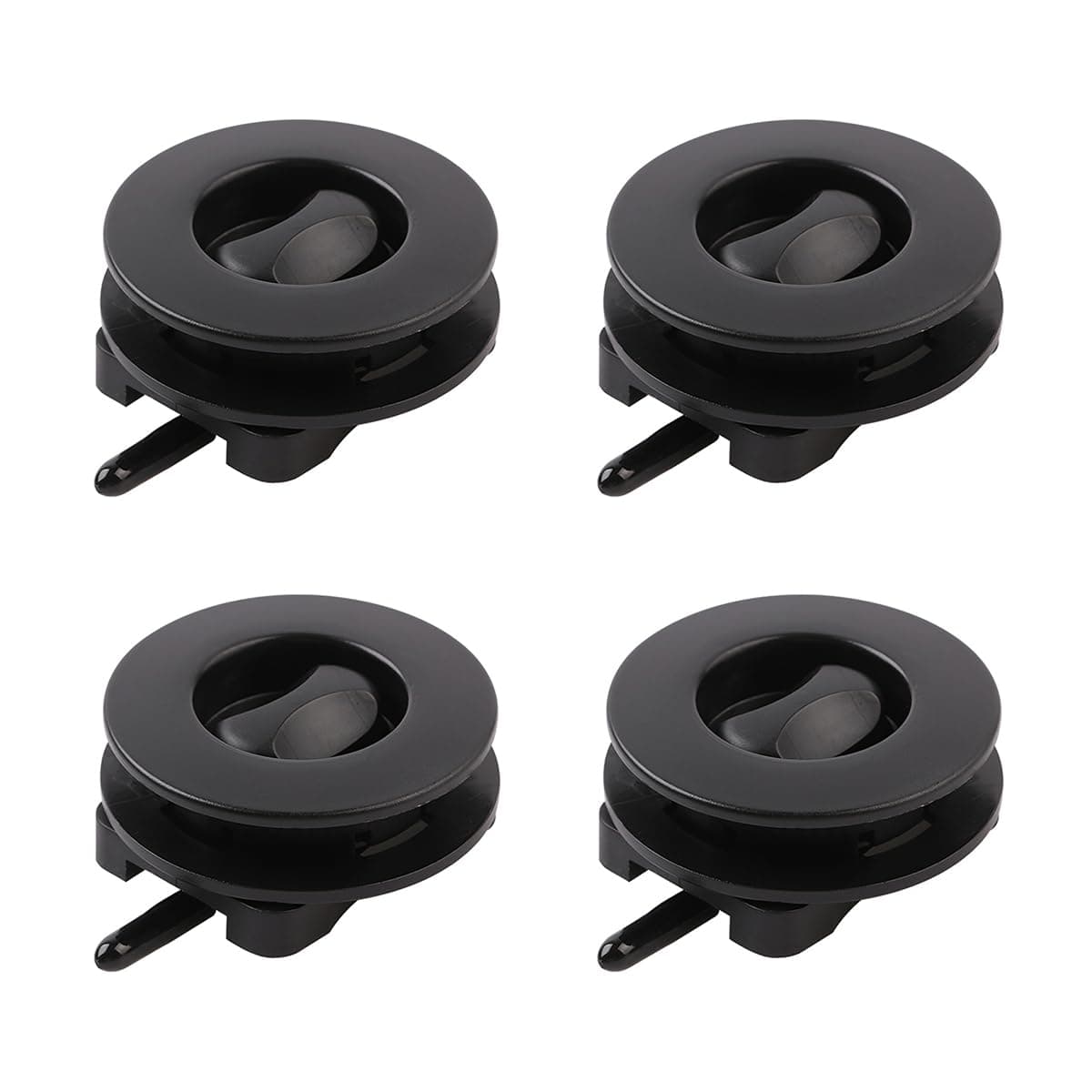 JNNJ 4Stück Autoteppich Fußmatten Halte, Autoteppich Fußmatten Halter Befestigungen Clips, Kunststoff rutschfeste Schnalle Verschluss Clip Geeignet für Teppichfuß