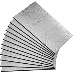 5mm Dämmmatte Auto, 12pcs 400*250*5mm Schallschutzmatte Isolierung Matte Schaumstoff, Selbstklebend Auto Dämmung, Alubutyl Platten Dämmmatte Feuerfest Feuchtigkeitsfest Wasserdicht Angebot bei HelloDeals