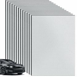 12 Stück Auto Dämmung, Durable 40x25cm (Gesamte Länge: 480cm×25cm) Schallschutzmatte, 5mm Dick Motorhaube Dämmmatte Auto, Antidröhnmatte Selbstklebend, Feuchtigkeitsbeständig Isoliermatte Angebot bei HelloDeals