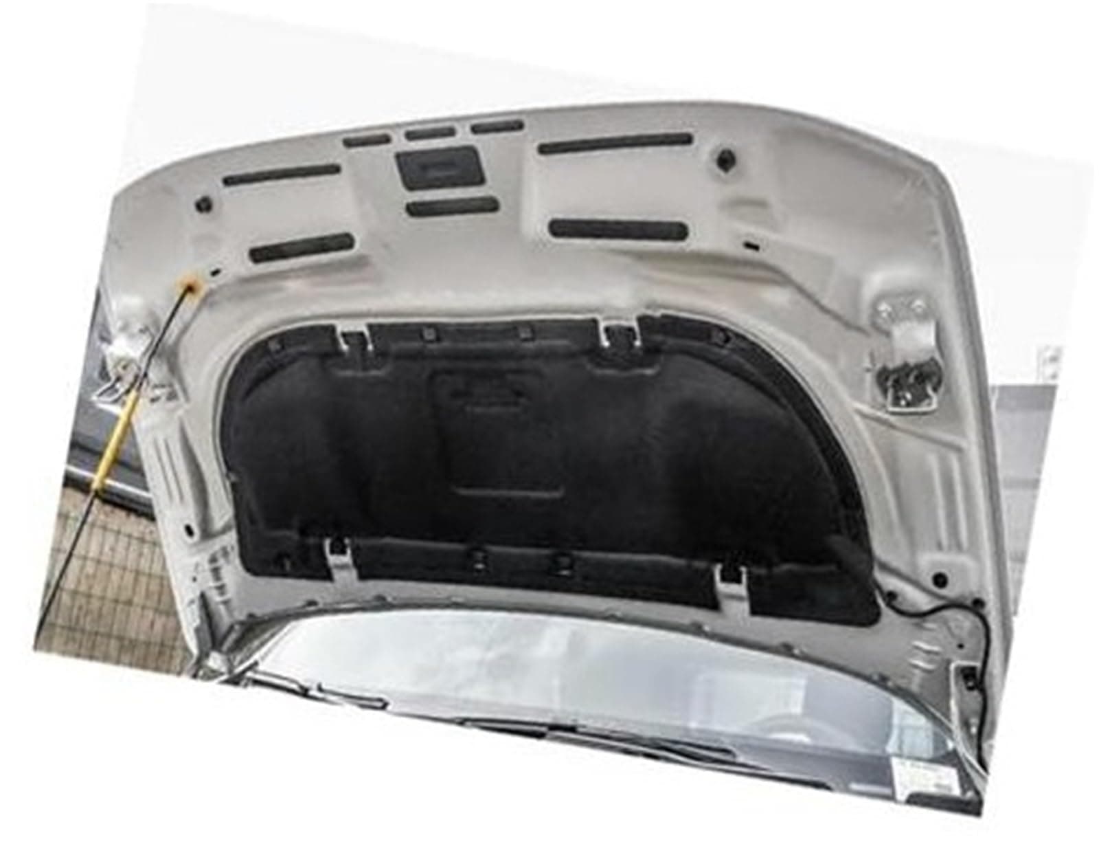 Szwaldaper Wärme- und Schalldämmung Baumwolle Fronthaube Motorpolster Abdeckung Geräuschdämpfer Matte, for Jeep, for Renegade 2015-2021 Motorhauben-Isoliermatte