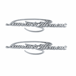 Laurin & Klement Emblem für Gründer Unterschrift, personalisierter Autoaufkleber (Silber) Angebot bei HelloDeals
