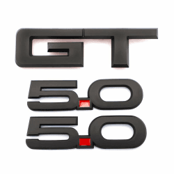GT Emblem Plus 5.0 Embleme Abzeichen Embleme Ersatz kompatibel für Aufkleber 2015–2017, 3 Stück Angebot bei HelloDeals