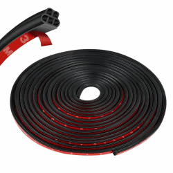 NVGVUP 8M Auto Türdichtung Selbstklebend, Universal 5 Löcher Akustische Gummidichtung Wasserdicht, Gummi Dichtungsband Selbstklebend für Autos, Boote, Wohnmobile, Auto Wetterschutz Angebot bei HelloDeals
