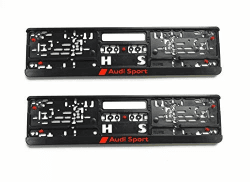 Original Sport Kennzeichenhalter 2er Set Angebot bei HelloDeals