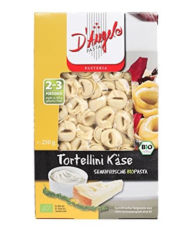 D`Angelo Tortellini Käse, 5er Pack (5 x 250 g) - Bio Angebot bei HelloDeals