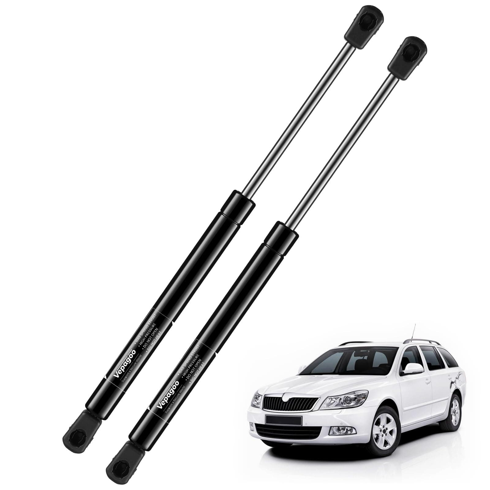 Vepagoo Gasfeder Heckklappendämpfer für Kofferraum Octavia 2 1Z5 2004-2013 Alle Motoren combi Gasdruckfedern, OEM-Teilenummer: 1Z9827550, Original Gasdruckdämpfer – Set aus 2 Stück für SKODA Octavia II 1Z5 2004-2013 Angebot bei HelloDeals