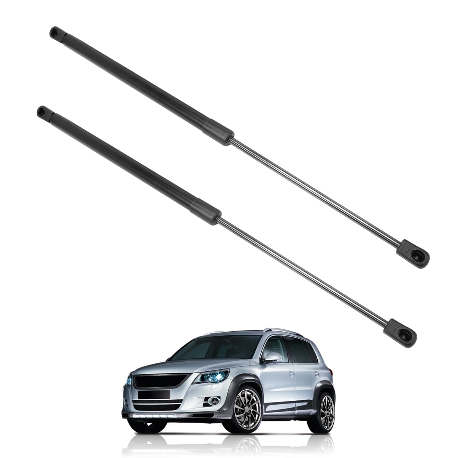 1 Paar Heckklappendämpfer für Ti.gu.an 5N 2007-2015,Heckklappe Dämpfer Gasdruckfeder 5N0827550 5N0827550A 5N0827550E 5N0827550D Kofferraum Gasfeder