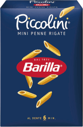 Barilla Pasta Piccolini Mini Penne Rigate, 500g 1 500 g (1er Pack) Angebot bei HelloDeals