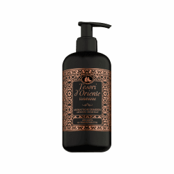 Tesori d'Oriente Flüssigseife Hammam, 300 ml, aromatische Handseife mit Argan-Öl und Orangenblüte, flüssige Seife im Pumpspender zur sanften Reinigung, Wellness-Ritual für Körper & Sinne