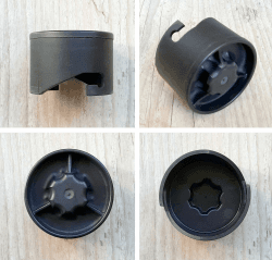 Drehmeister Tankdeckel für Acme-Fülltopf - Schwarz, Kunststoff, Traktor, Drehverschluss