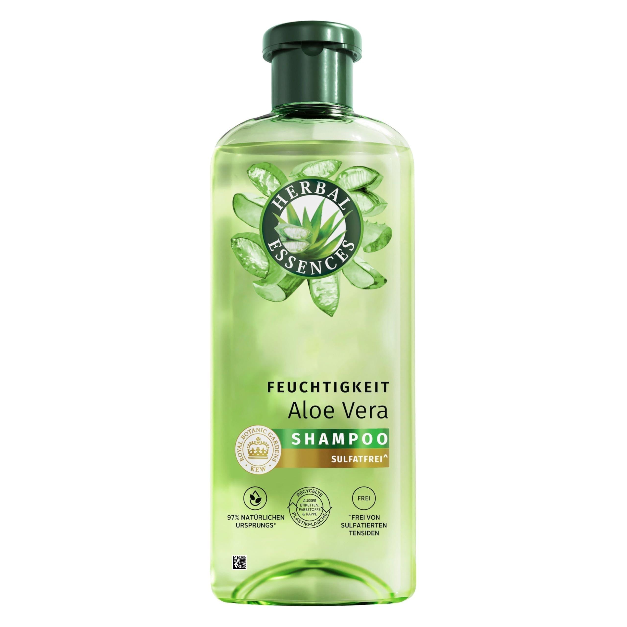 Herbal Essences Feuchtigkeits Shampoo mit Aloe und Jasminduft 350ml. Von sehr trockenem zu glänzenden Haar, Ohne Silikone, ohne sulfatierte Tenside, Mit Inhaltsstoffen natürlichen Ursprungs, Vegan 350 ml (1er Pack) Shampoo Angebot bei HelloDeals