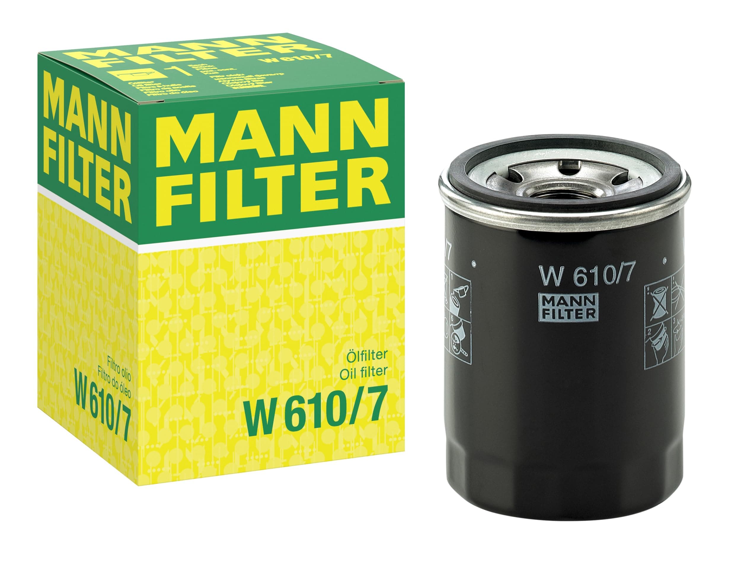 MANN-FILTER W 610/7 Ölfilter - für Pkw + Transporter