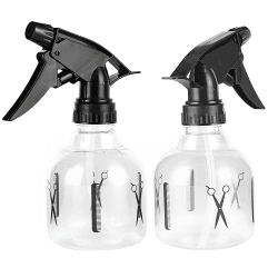 2 Stück Sprühflasche klein 250ml Zerstäuber Sprühflaschen Haare Pflanzen Transparent Leere Wassersprühflasche Pflanzensprüher für Blumen Angebot bei HelloDeals