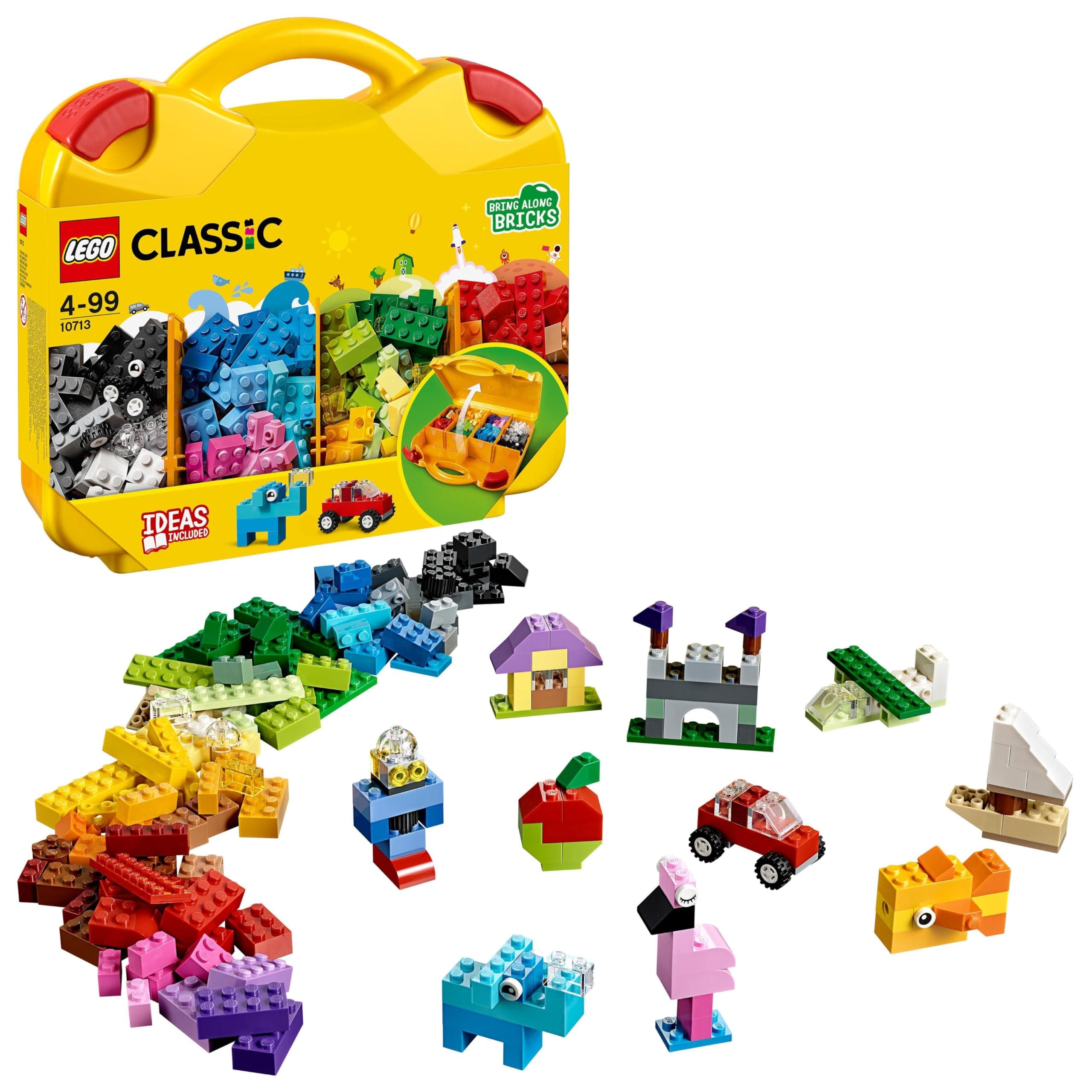 LEGO 10713 Classic Bausteine Starterkoffer – Farben Sortieren mit Aufbewahrungsbox, kreatives Geschenk, Kinderspielzeug für Mädchen und Jungen ab 4 Jahren Single Spielzeug Angebot bei HelloDeals