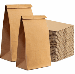 50x braune Beutel 21 x 14 cm - EXTRA STARK - Kraftpapiertüten Geschenktüten Kraftpapier als DIY Adventskalender - Ostern - selber machen Tüten Weihnachten zum befüllen 50x Stück Angebot bei HelloDeals