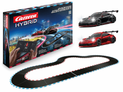 Carrera HYBRID Devil Drivers, Rennspaß der neuen Generation, Legendäre Rennboliden Porsche 911 GT3 R im Maßstab 1:50, Hybrid Technologie mit KIIUnterstützung, Steuerung per SmartphoneIApp Angebot bei HelloDeals