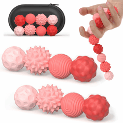 Felly 8 Stück Magnetische Sensorik Bälle, Anti-Stress Spielzeug Silikon Fidget Toys, Magnetische Anziehungskraft Stress Bälle mit Silikonhülle, Magnetische Kugeln, Angstspielzeug fur Erwachsene Kinder Angebot bei HelloDeals