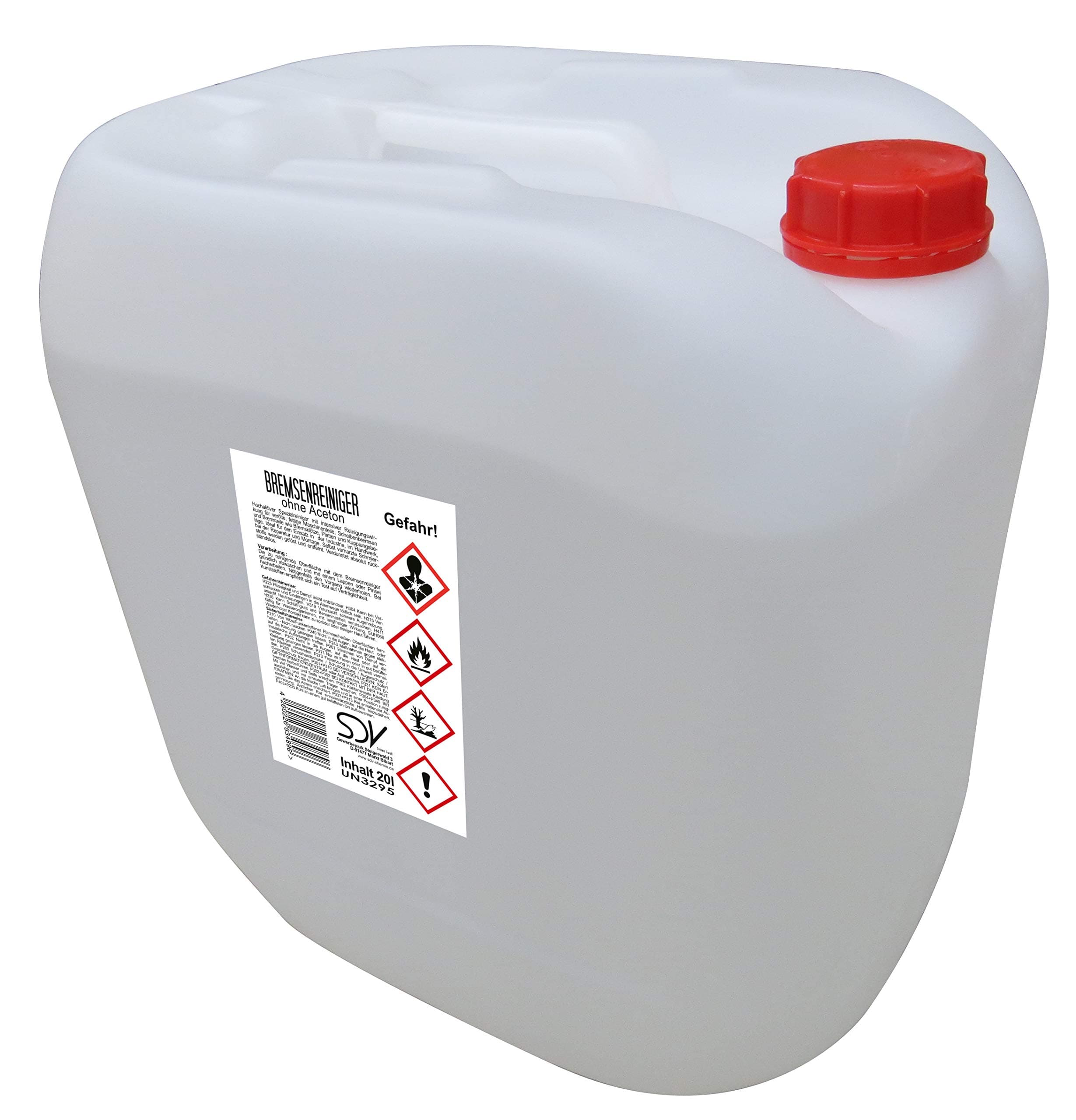 SDV Chemie Bremsenreiniger 1x 20L Schnellentfetter Teilereiniger Montagereiniger 20 Liter
