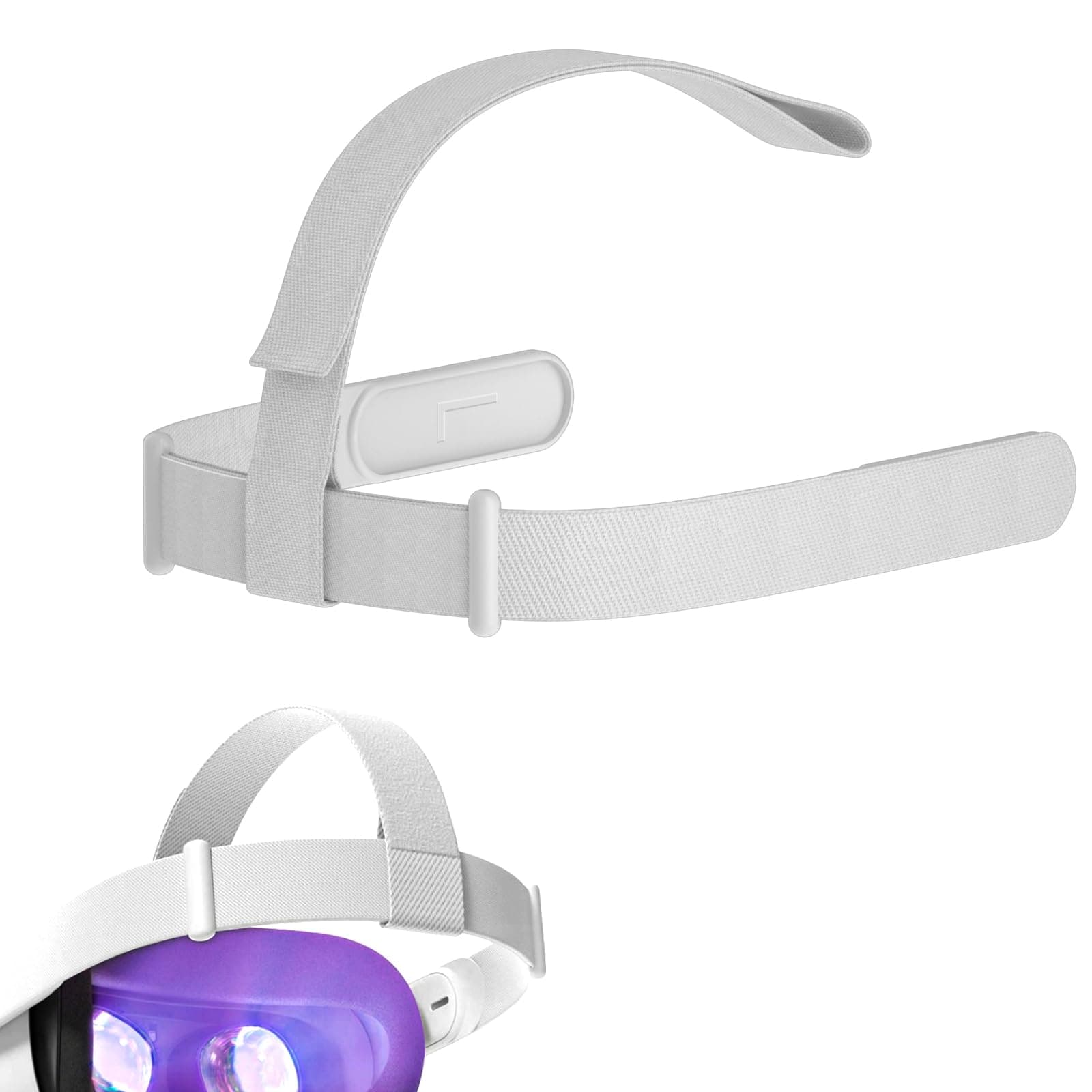 Kopfband für Oculus Quest 2 Headset, Verstellbar Ersatz Kopfband VR Headset Zubehör Kompatibel mit Meta Quest 2 Angebot bei HelloDeals