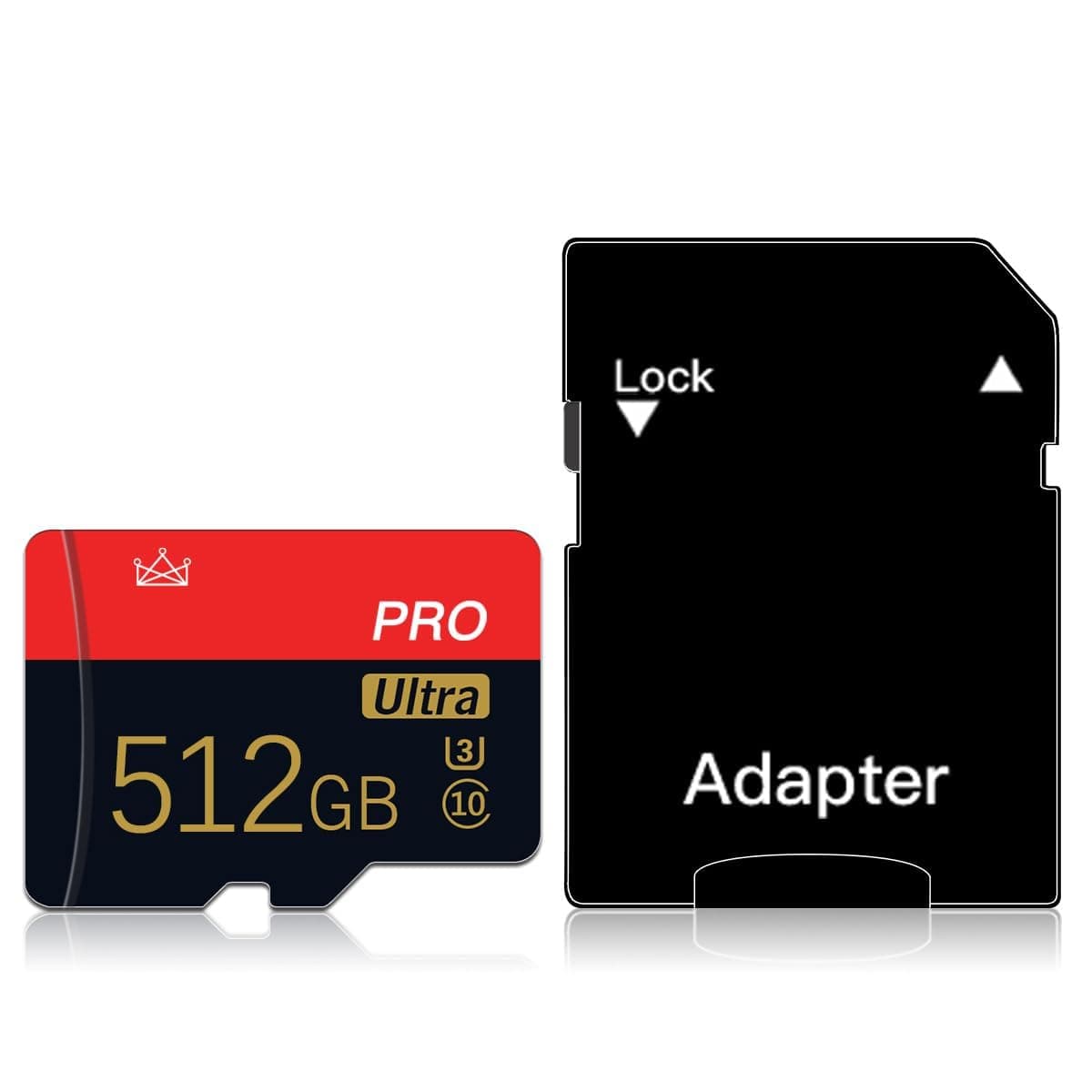512GB Micro-SD-Karte, Klasse 10 Hochgeschwindigkeits-Speicherkarte with Adapter for Phone,Computer,Tachograph Angebot bei HelloDeals