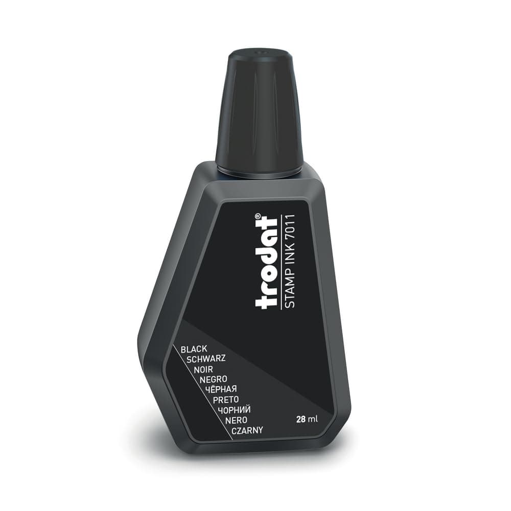 Trodat 7011 Stempelfarbe, 28ml Schwarz