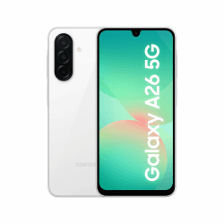 Samsung Galaxy A26 5G AI Smartphone ohne Vertrag, Simlockfreies AI Handy mit Android, 8 GB RAM, 256 GB Speicher, 50-MP-Kamera, White, 2,5 Jahre Herstellergarantie White 256 GB