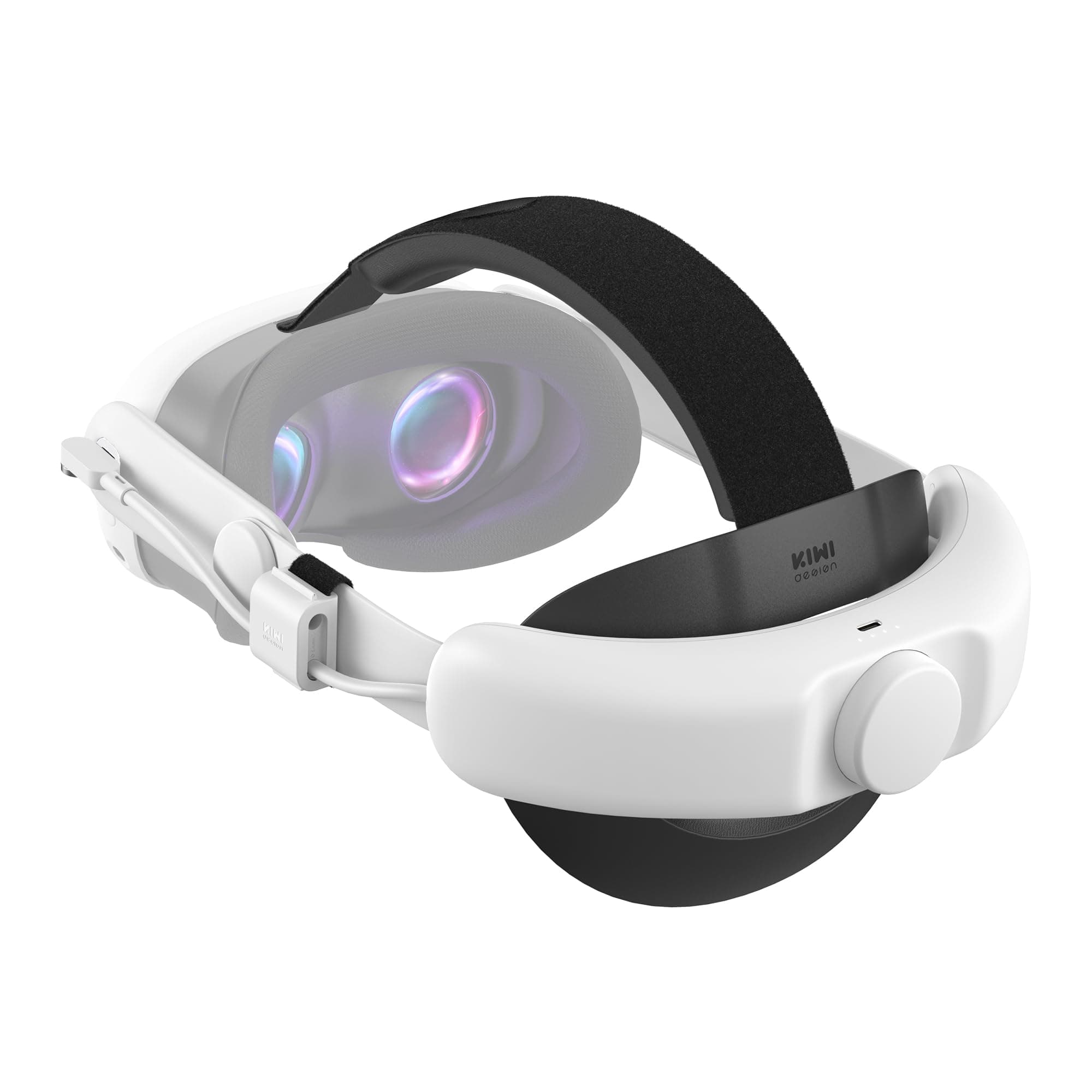 KIWI design SPC Elite Strap mit Akku Kompatible mit Meta Quest 3S/3, Single-Point-Charging(Einzel-Punkt-Laden) Design Quest 3/3s Angebot bei HelloDeals